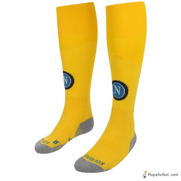 Calcetines Napoli Replica Segunda Ropa 2017/18 Amarillo